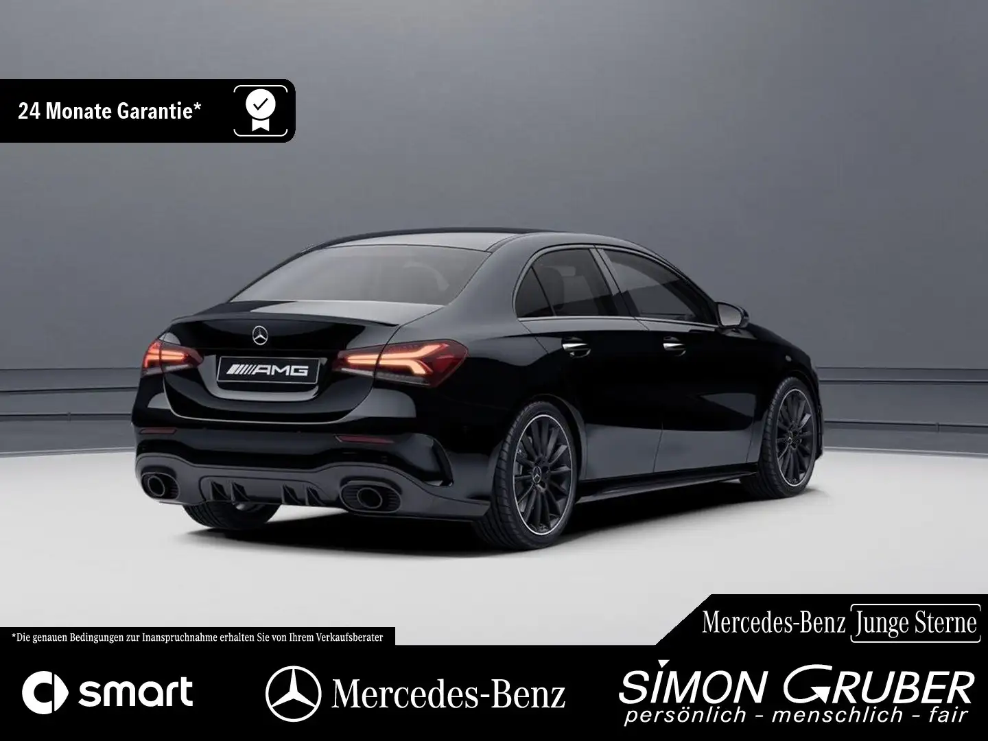 Mercedes-Benz A 35 AMG A 35 Limo 19Zoll PremiNavi Night Burm Distro 360 Schwarz - 2