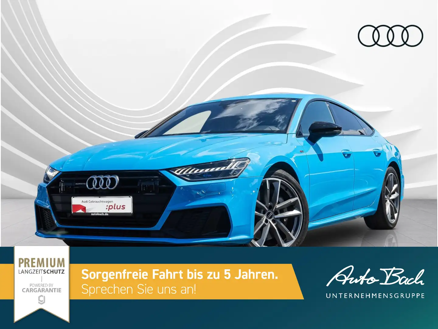Audi A7 S line 50TFSIe qu Navi LED Massages Blue - 2