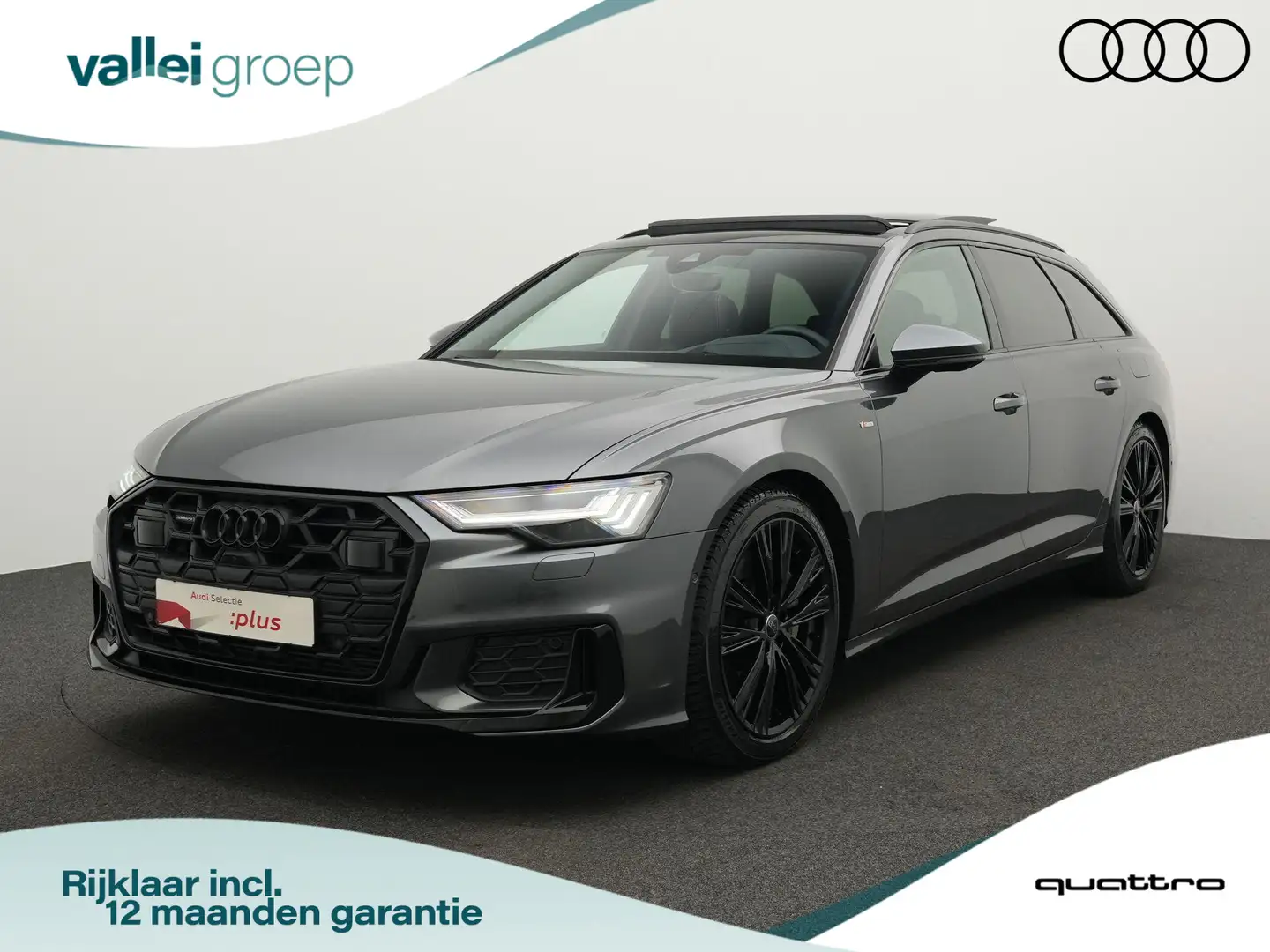 Audi A6 Avant 50 TFSI e S-tronic quattro PHEV S edition / Zwart - 1