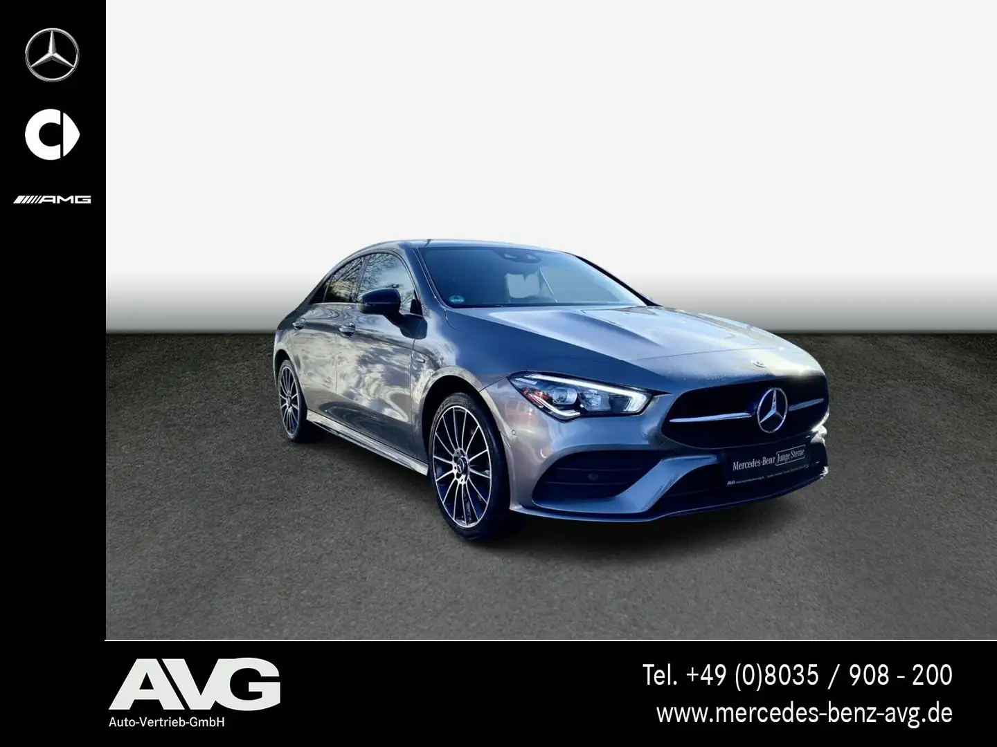 Mercedes-Benz CLA 250 CLA 250 e Coupé NAVI-PLUS|LED||RFK|AMG|NIGHT|19" Grau - 2