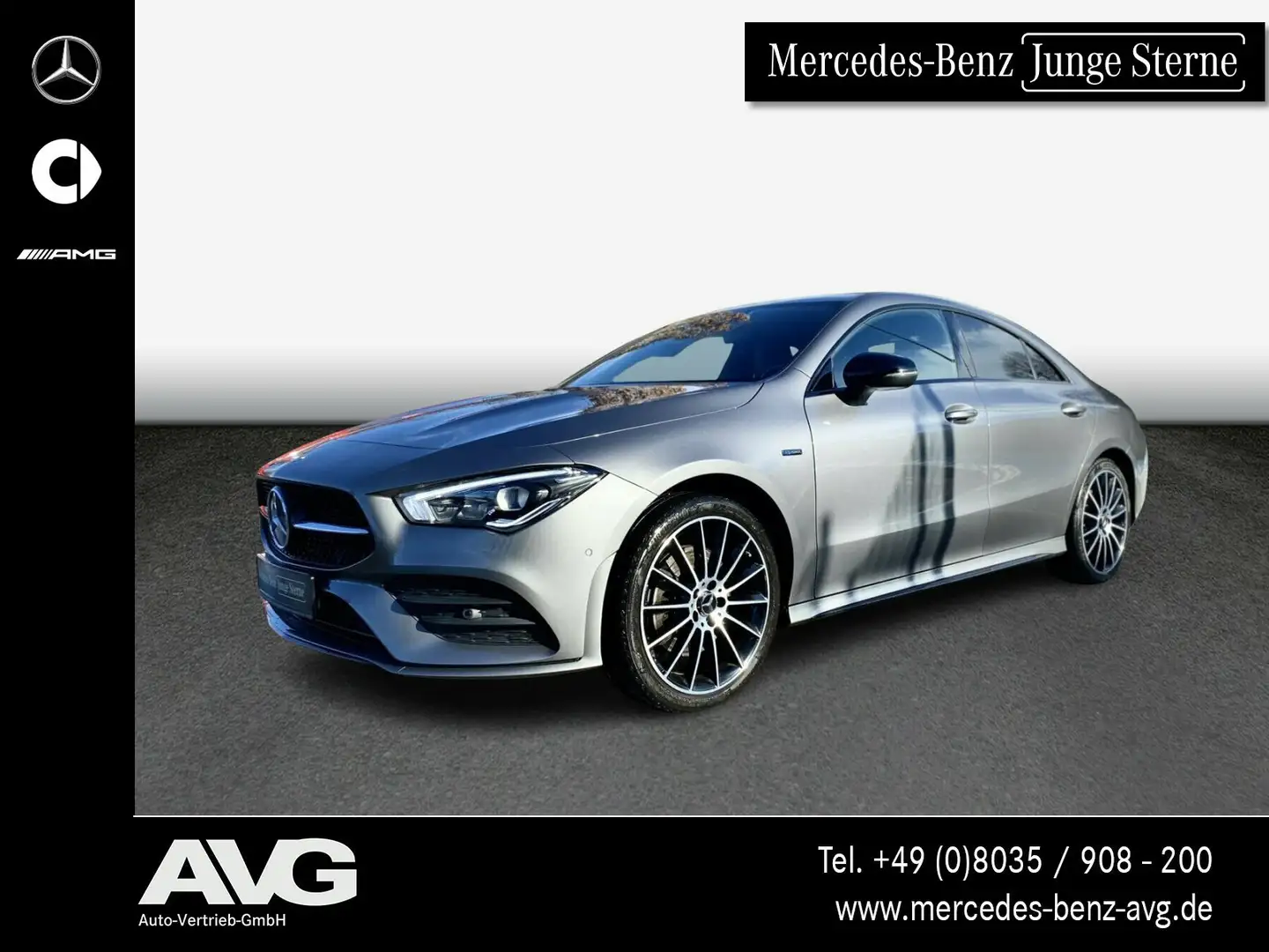 Mercedes-Benz CLA 250 CLA 250 e Coupé NAVI-PLUS|LED||RFK|AMG|NIGHT|19" Grau - 1