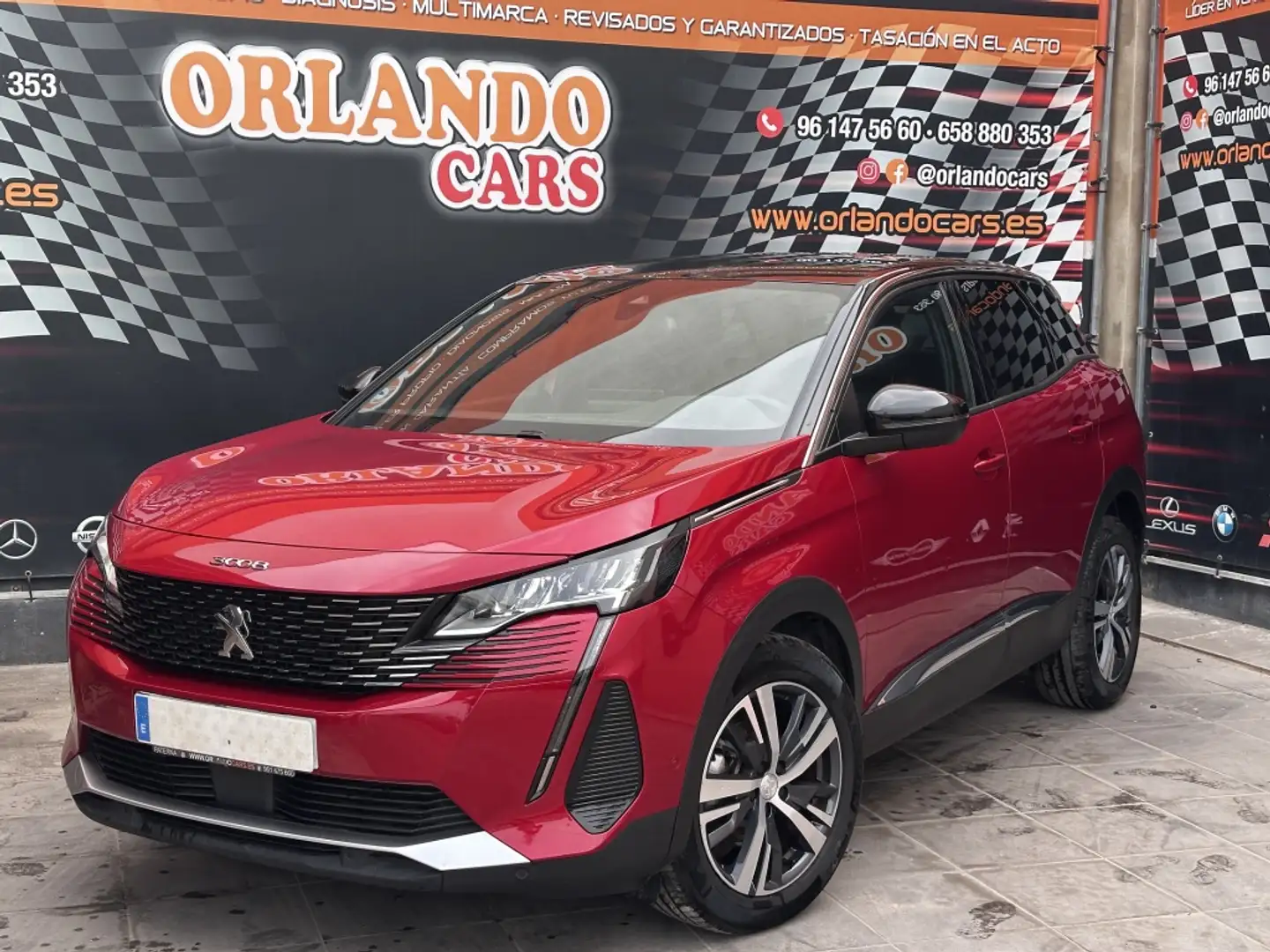 Peugeot 3008 1.2 S&S PureTech Allure Pack EAT8 130 Rojo - 1