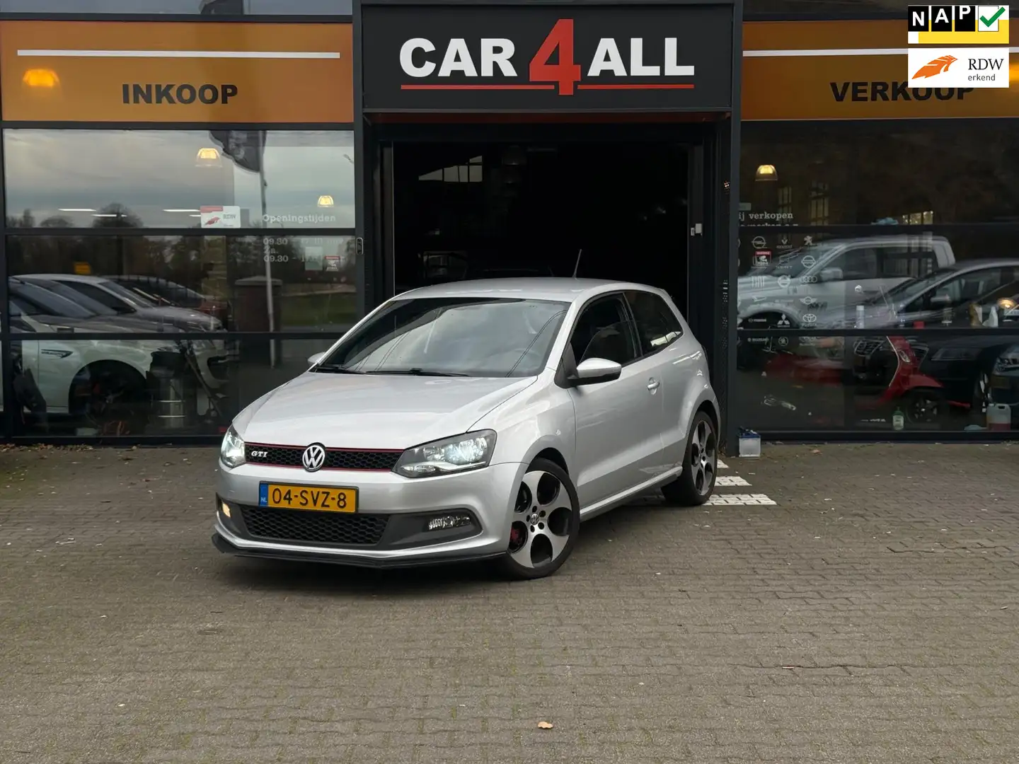 Volkswagen Polo GTI 1.4 TSI CARPLAY/CAMERA/DSG/NAP/STLVRM/RIJDT PERFEC Grijs - 1