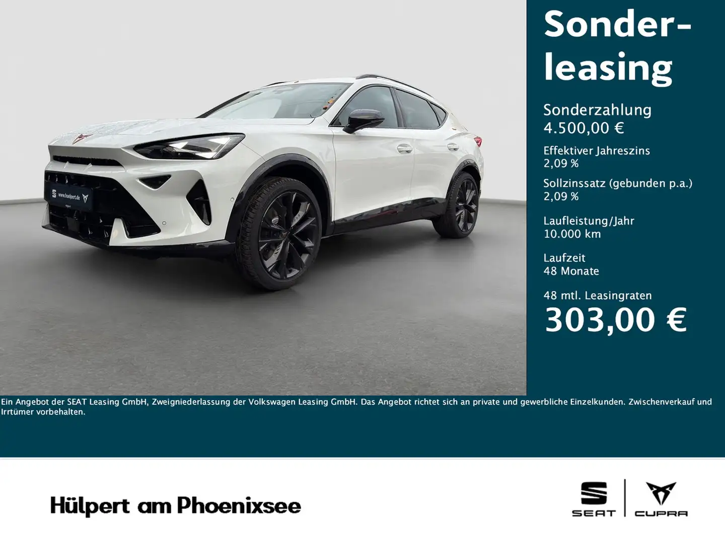 CUPRA Formentor 2.0 VZ DSG BLACK EDITION AHK MATRIX Blanc - 1