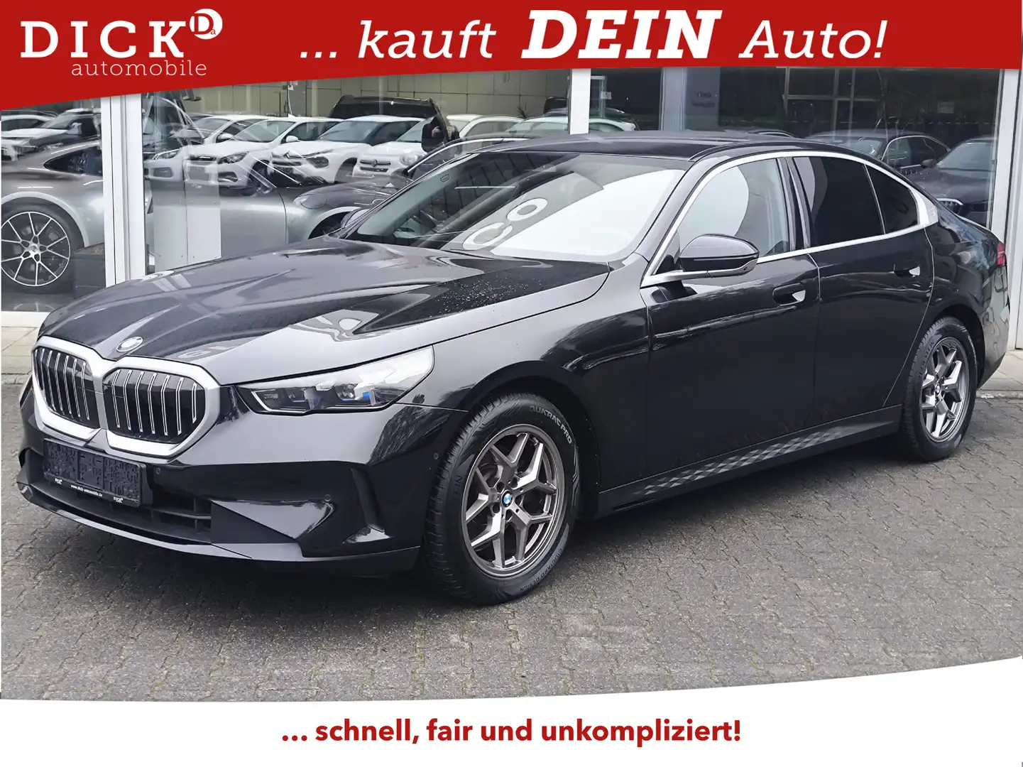 BMW 520 d VIRTU+MEMO+LEDER+PROF+LED+SHZ+HEAD+H&K+360 Schwarz - 1