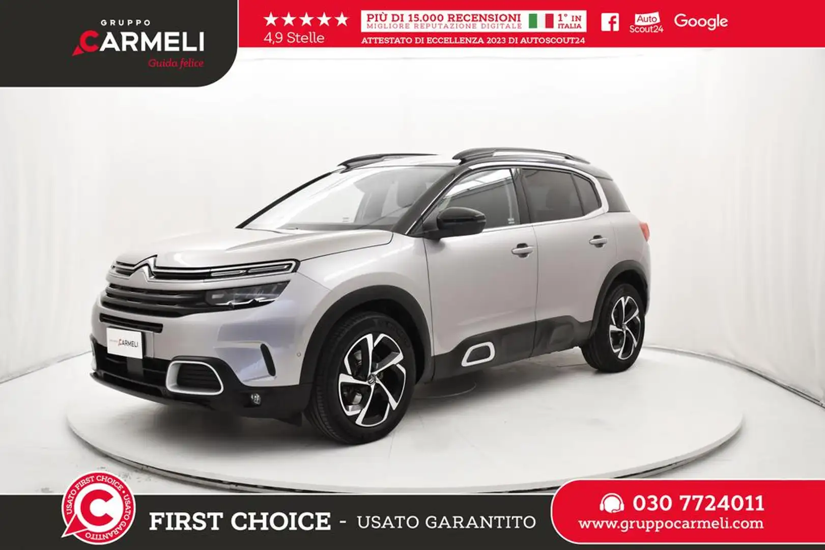 Citroen C5 Aircross 1.5 bluehdi C-Series s&s 130cv eat8 Grigio - 1