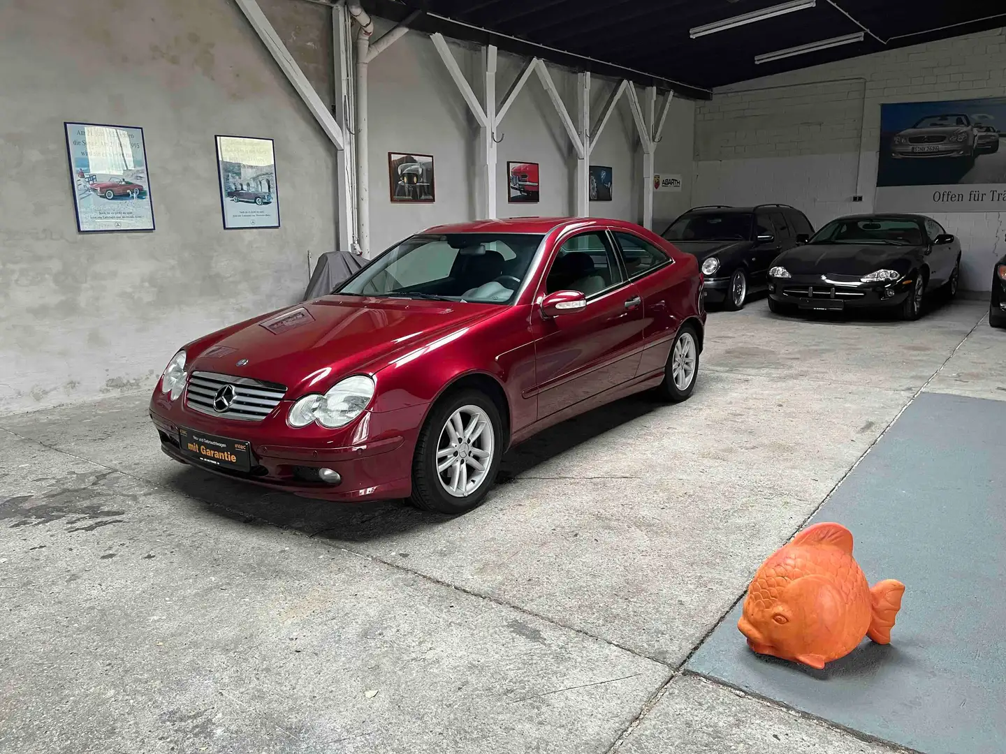 Mercedes-Benz C 200 Kompressor Coupe Klima PDC SHZ 1. Hd. 70.350 km Rouge - 1