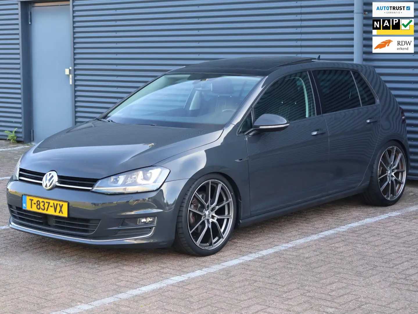 Volkswagen Golf 1.4 TSI Highline|Pano|Cam|Cruise|Nav|Climate|Deale Gris - 1