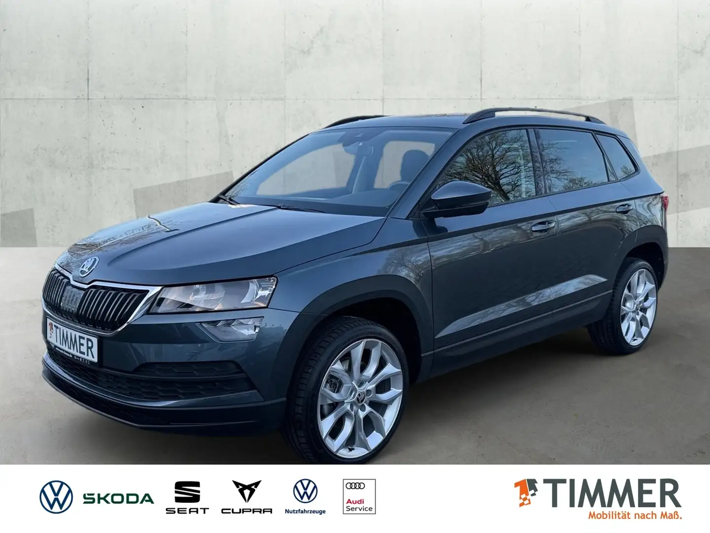 Skoda Karoq 2.0 TDI STYLE +TEMPO +NAVI +LM +SHZ +CLIMA + Grau - 1