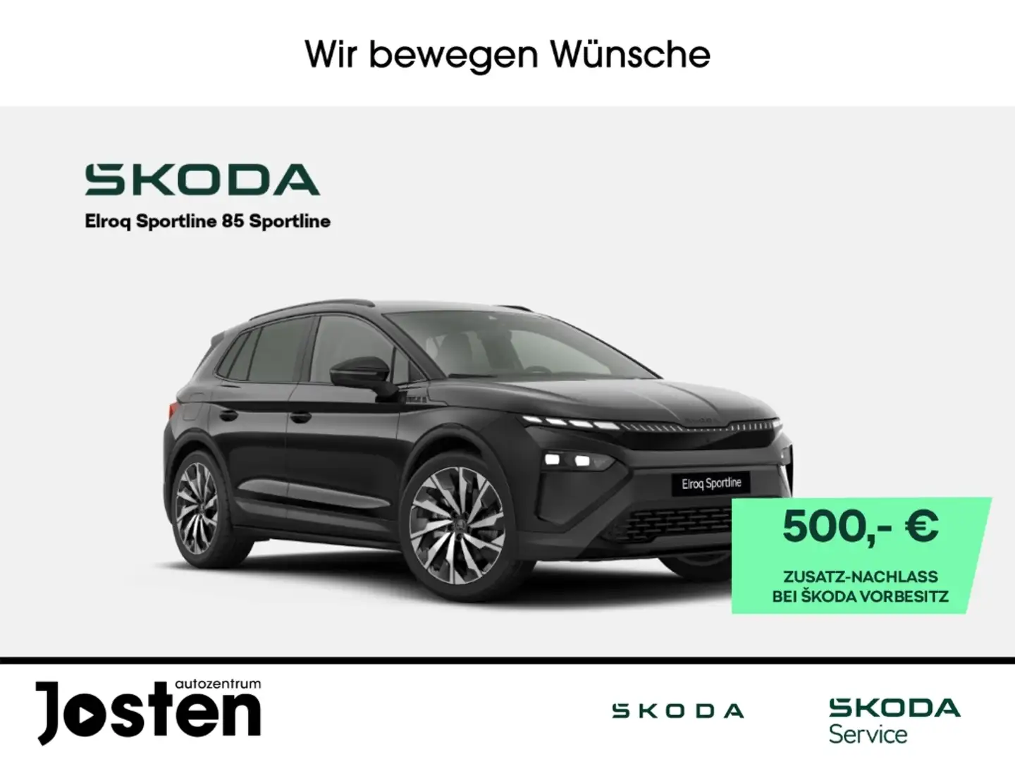 Skoda Elroq 85 Sportline MAXX DCC Winter AHK 21''-LM Noir - 1