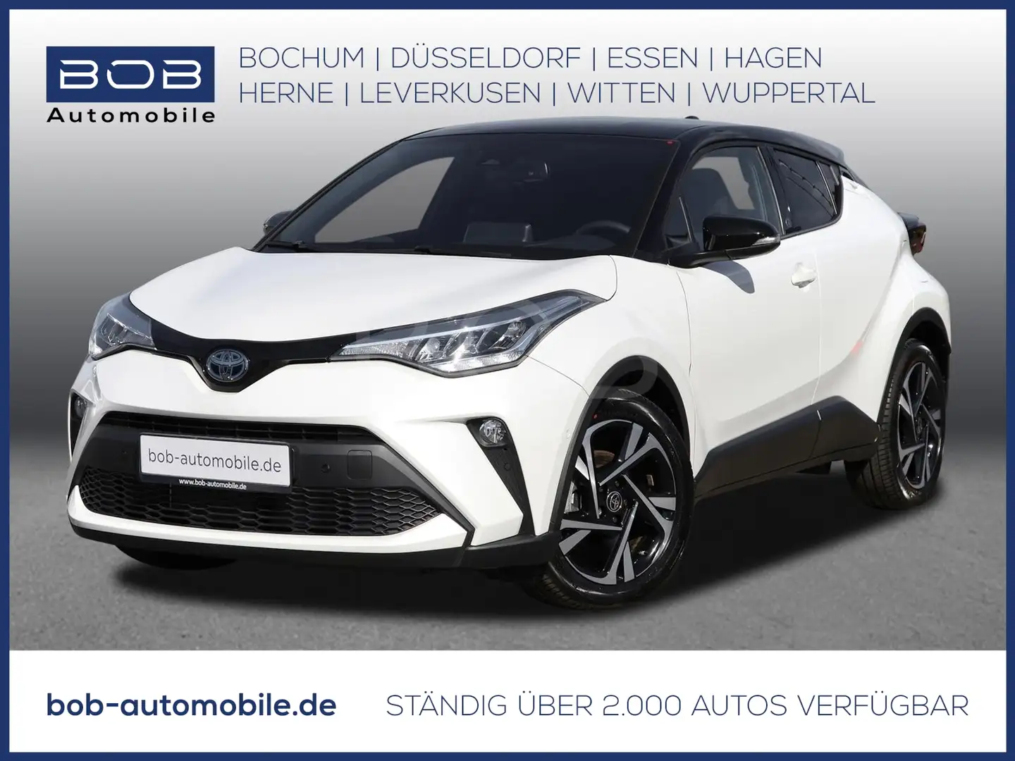 Toyota C-HR 2.0 Hybrid Team D NAVI SHZ LHZ PDC Blanco - 1