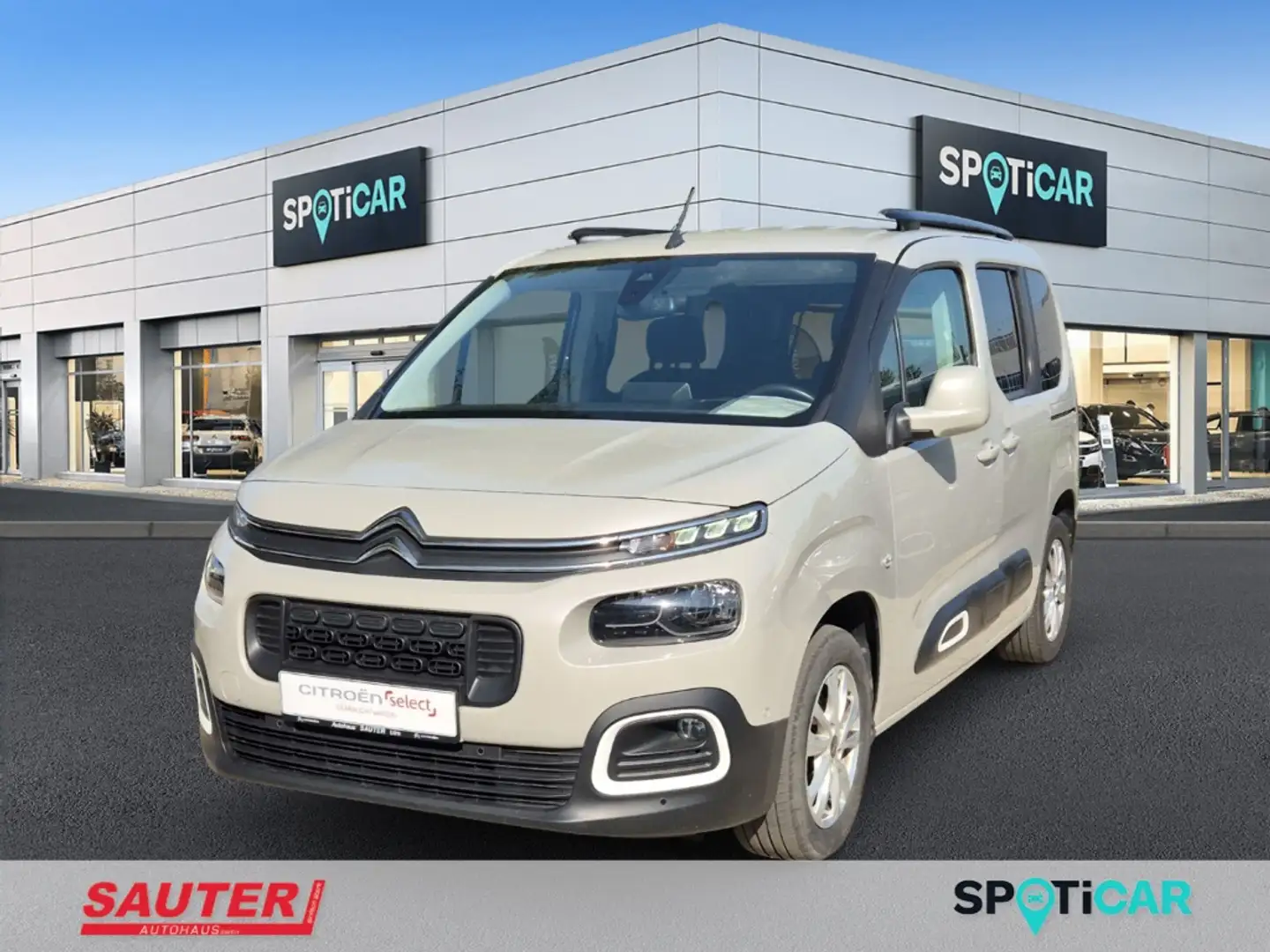 Citroen Berlingo Shine M 1.5 BlueHDi 130 EAT8 inkl. AHK abn. Beige - 1