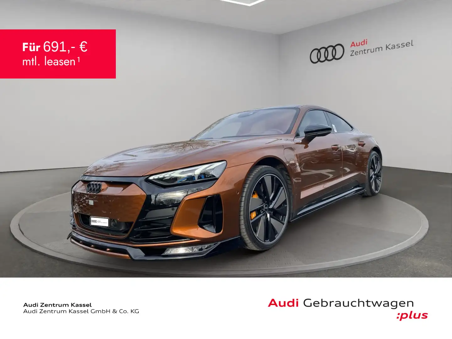 Audi e-tron GT Laser B&O Pano HuD Leder 360° Braun - 1