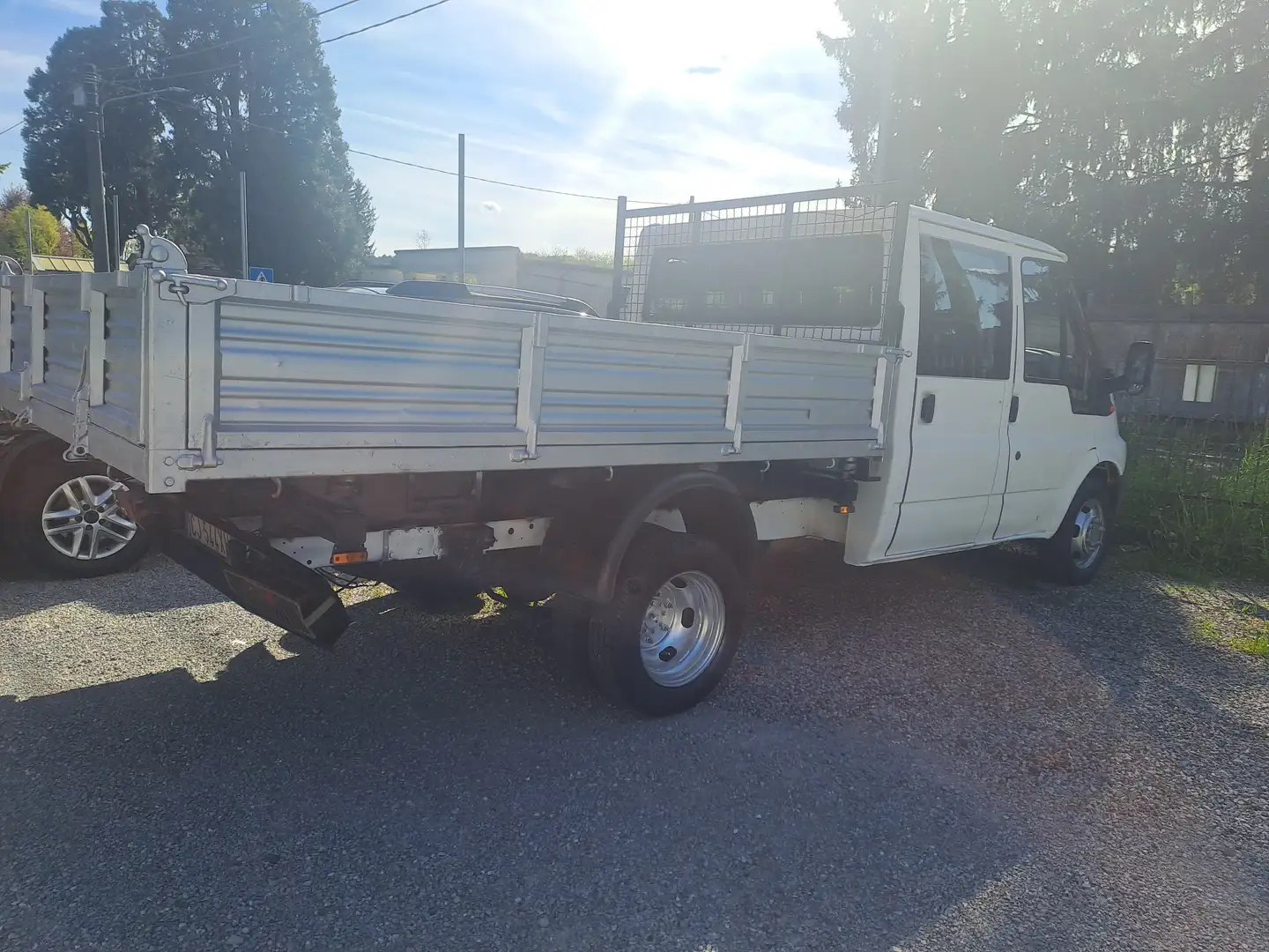 Ford 2.4 td transit ribaltabile.7 posti Bianco - 2