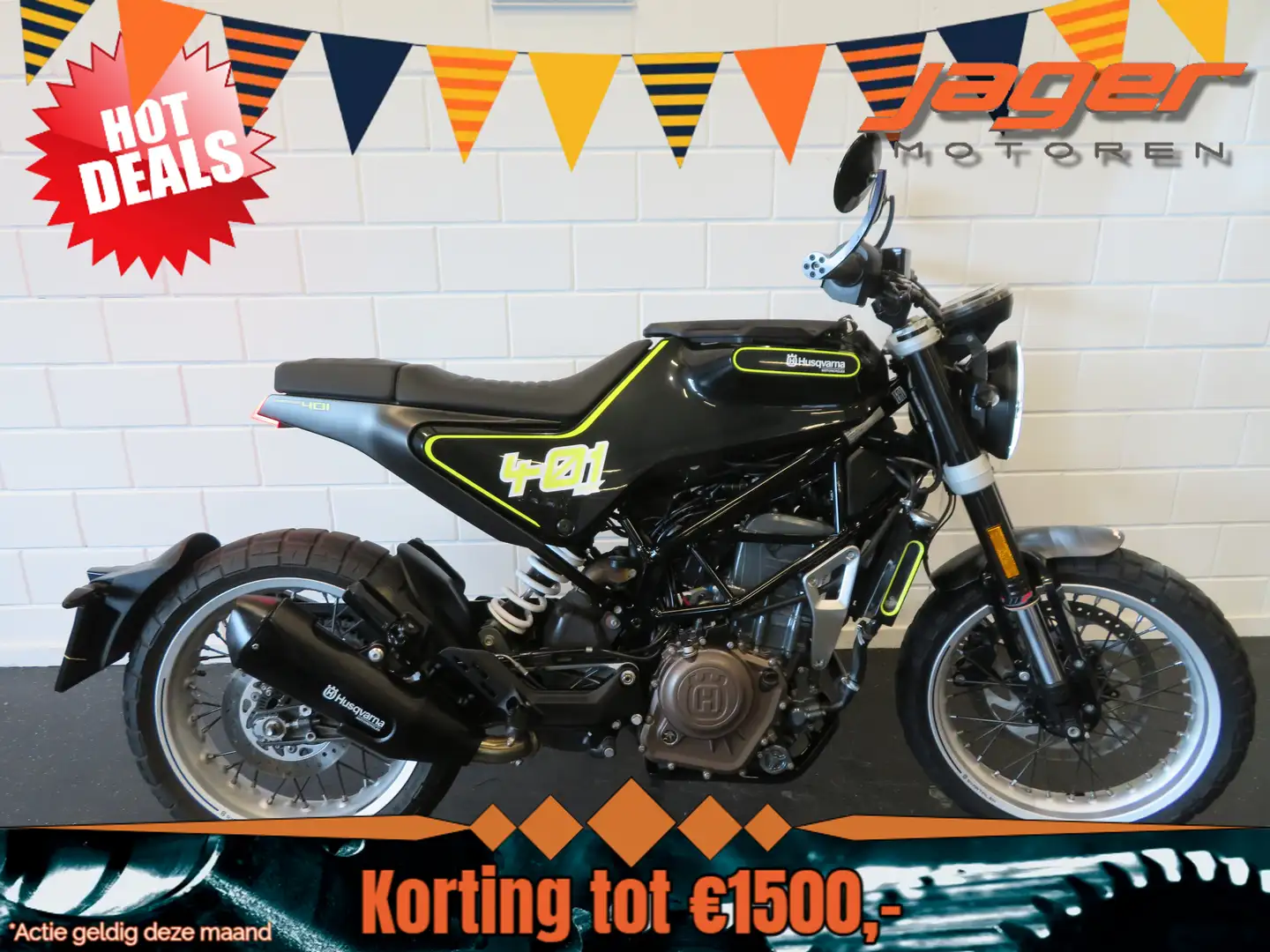 Husqvarna Svartpilen 401 Zwart - 1