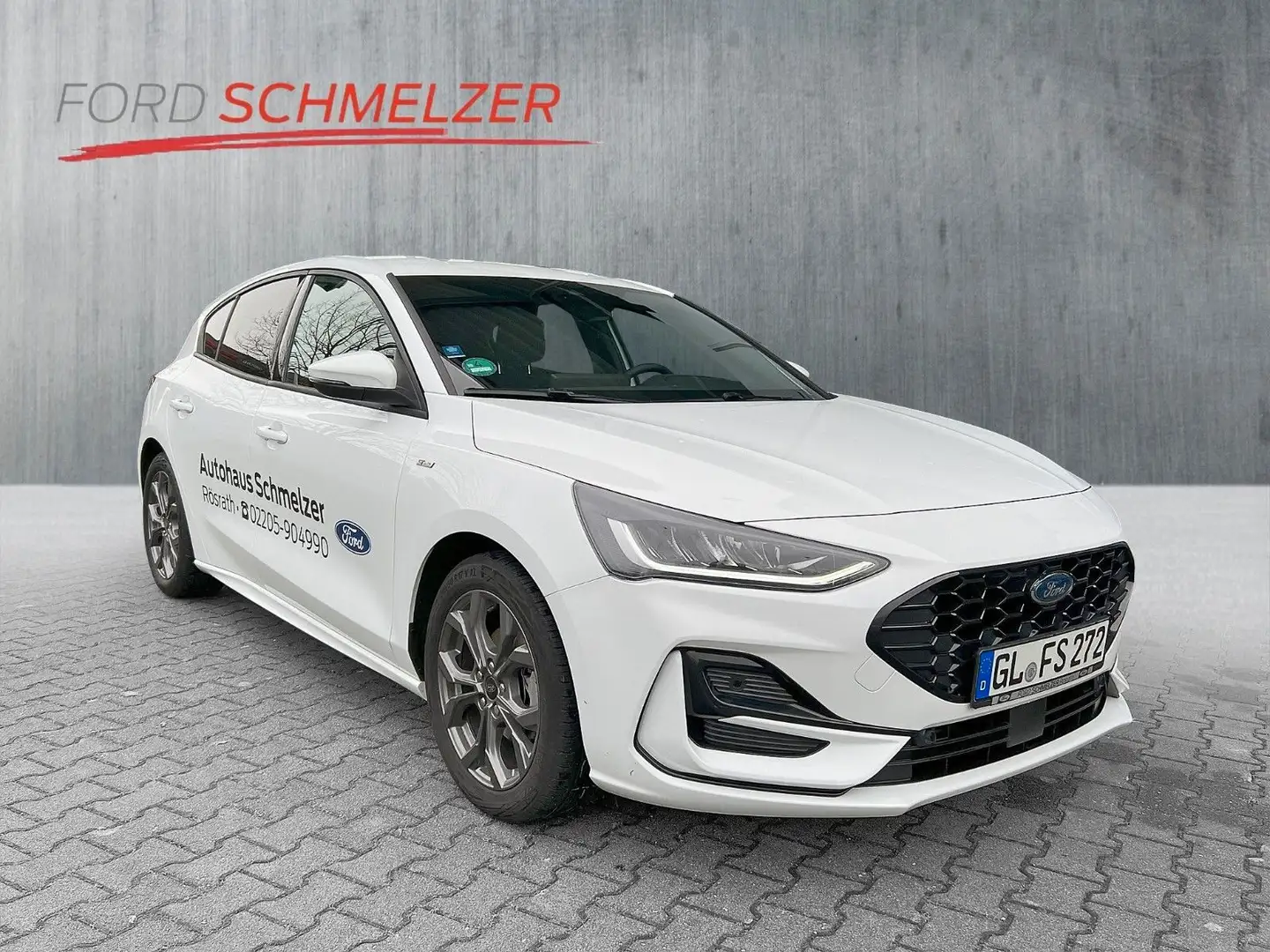 Ford Focus Lim. 1.0 l EcoBoost MHEV ST-Line LED ACC Weiß - 1