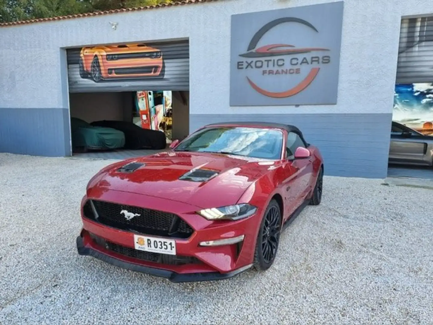 Ford Mustang Convertible V8 5.0  55 Rojo - 1