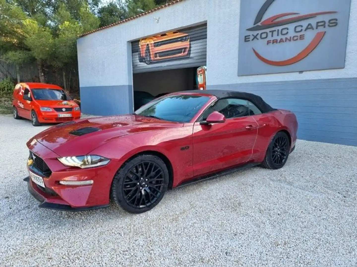 Ford Mustang Convertible V8 5.0  55 Rojo - 2