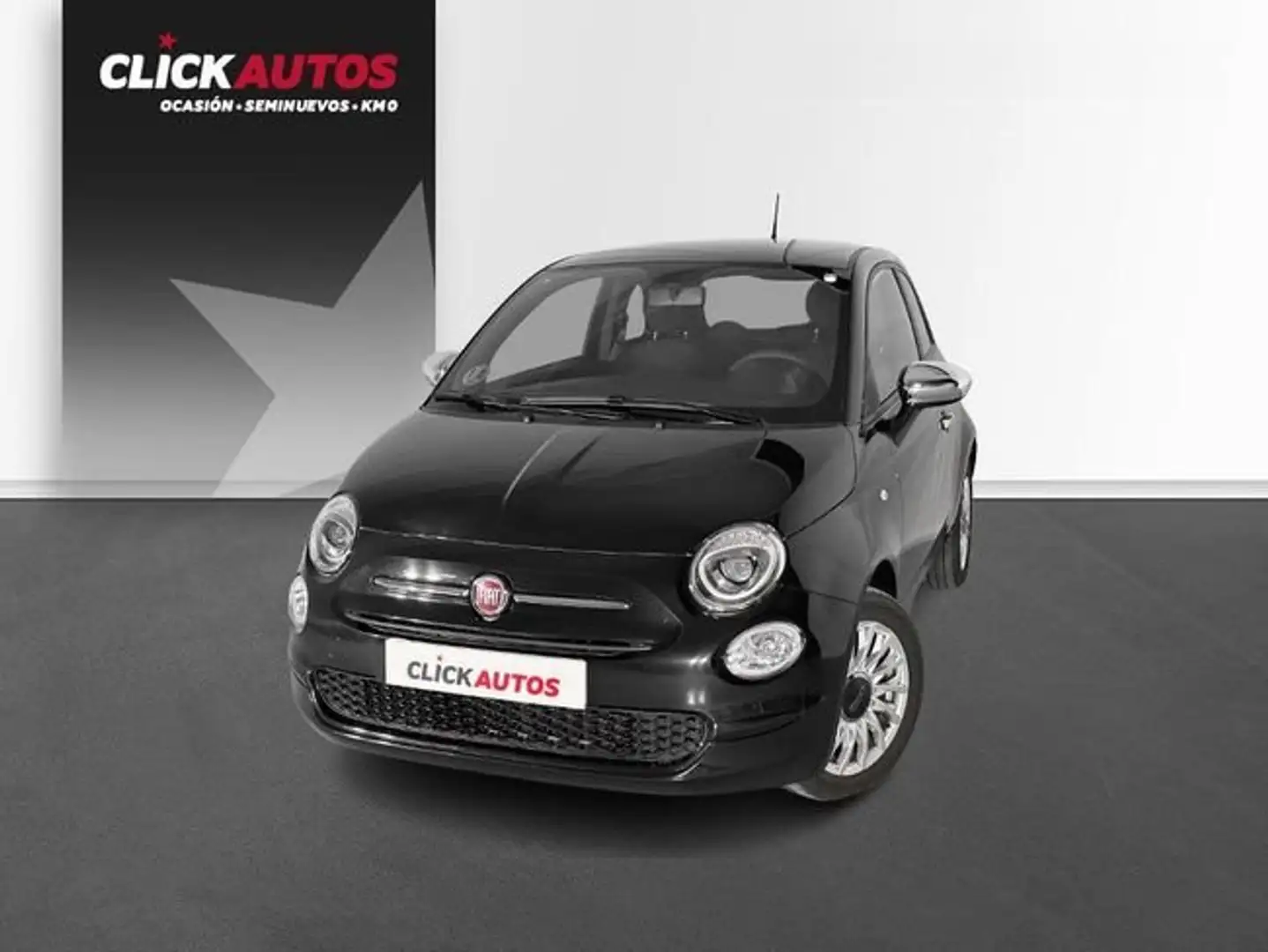 Fiat 500 1.0 Hybrid 70CV Monotrim Negro - 1