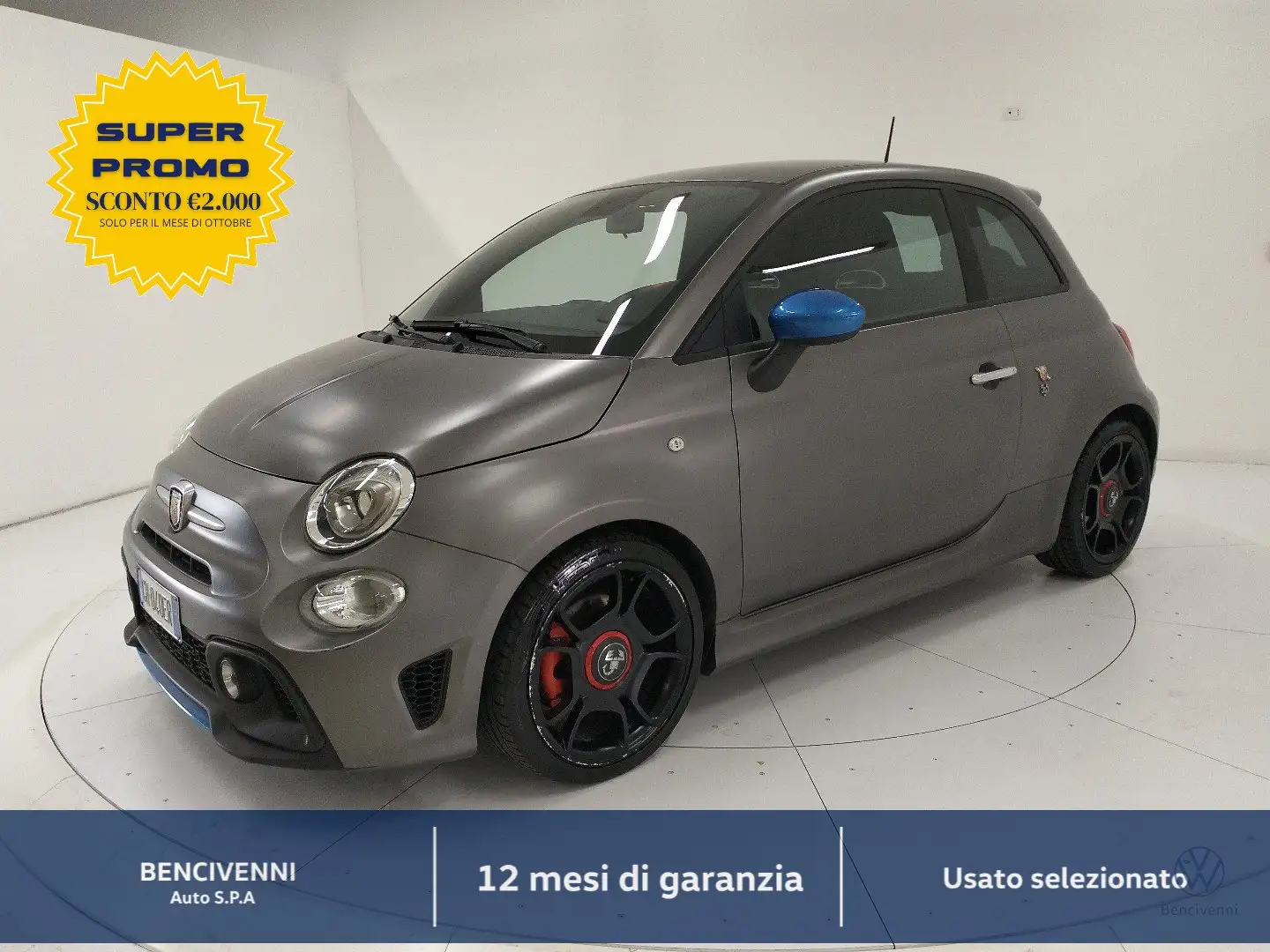Abarth 595 Turismo 1.4 Turbo T-Jet 165 CV Turismo Grigio - 1