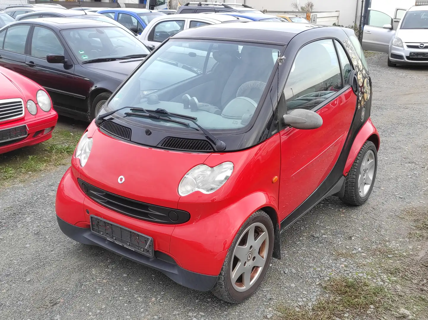 smart forTwo CDI *TÜV 08-26* SCHIEBEDACH RADIO AUX USB Basis Rot - 2