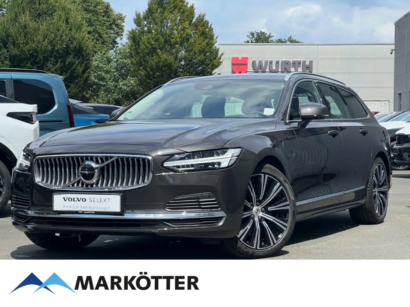 Volvo V90 T6 AWD Recharge Inscription ACC/SHZ/CAM/H&K Серый - 1
