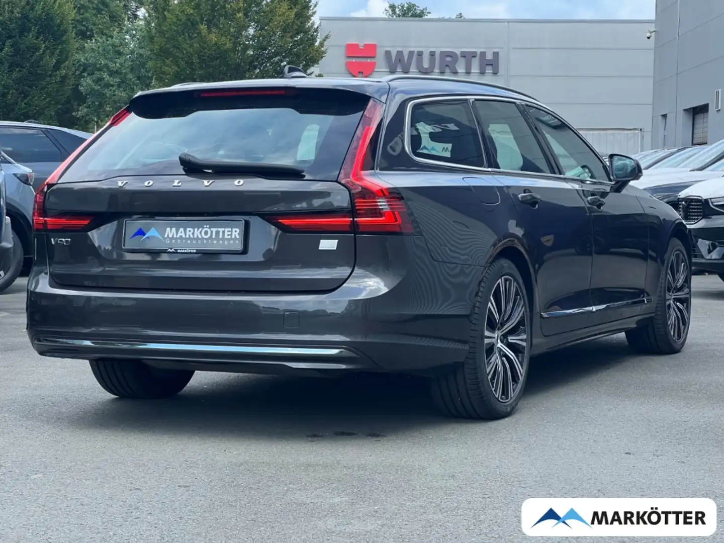 Volvo V90 T6 AWD Recharge Inscription ACC/SHZ/CAM/H&K Gris - 2