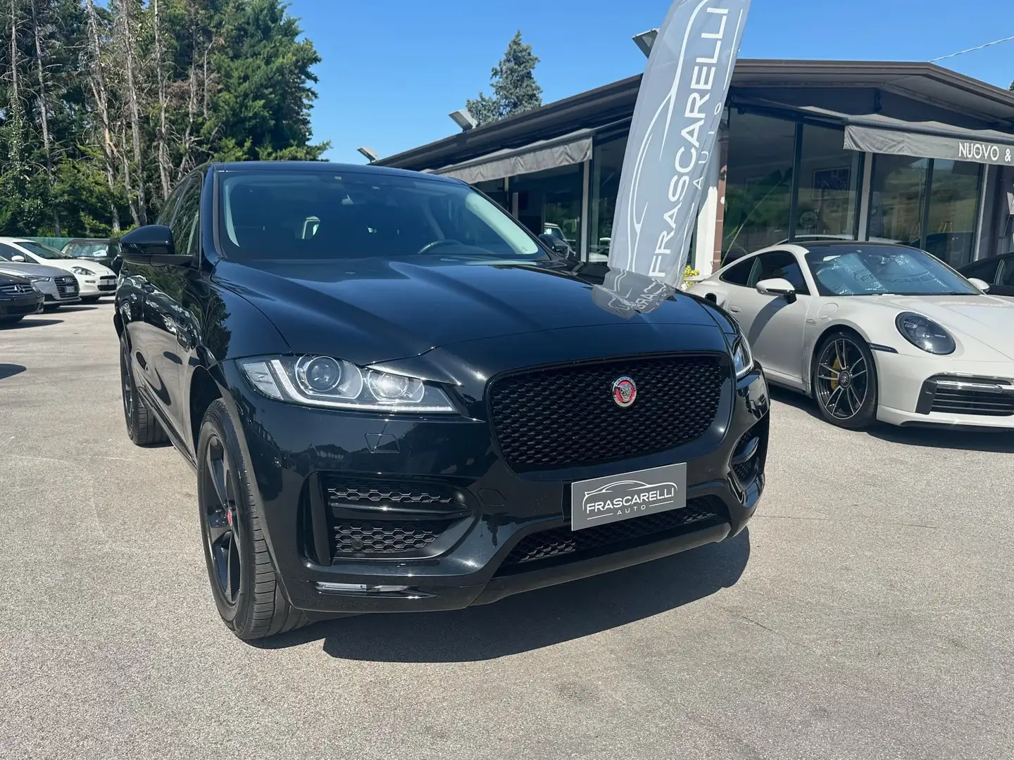 Jaguar F-Pace F-Pace 2.0d R-Sport awd 180cv auto/KM DOC./TETTO Schwarz - 1
