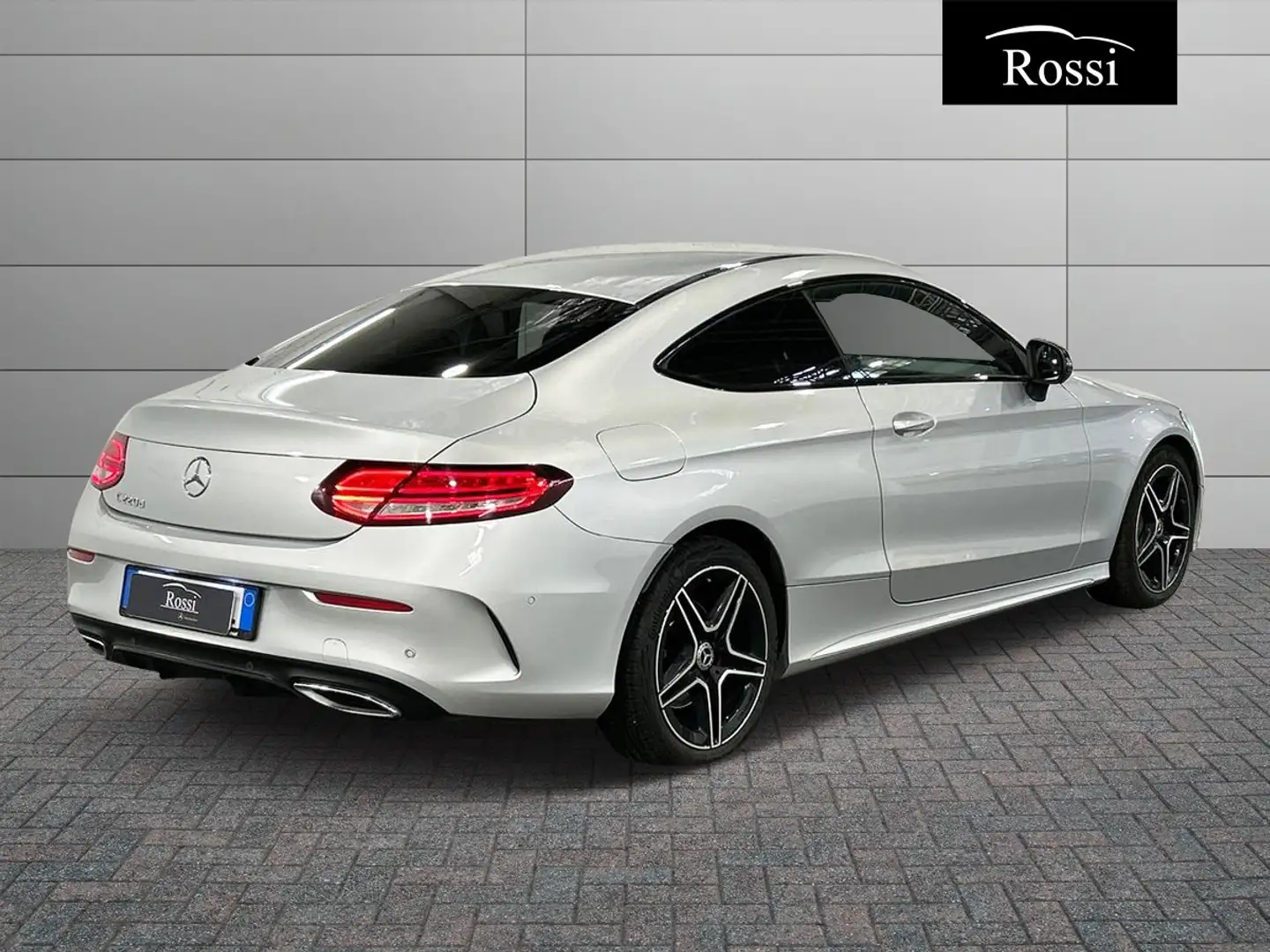 Mercedes-Benz C 220 C coupe 220d Premium auto Argento - 2