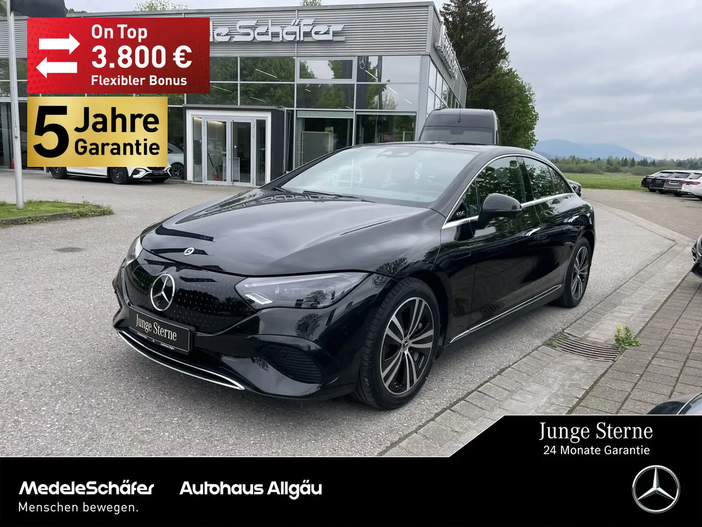 Mercedes-Benz EQE 300 EQE 300 19" Distronic PanoSD D-Light 360° NP79 Чорний - 1