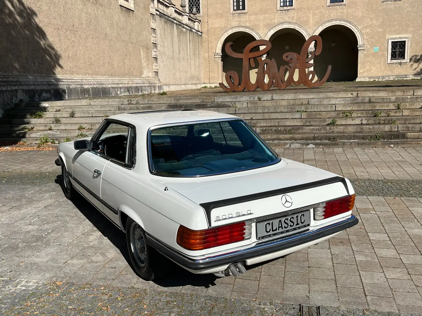 Mercedes-Benz SLC 500 500SLC ESD VELOURS ABS TEMPOMAT KLIMA EXJAPAN Blanc - 2