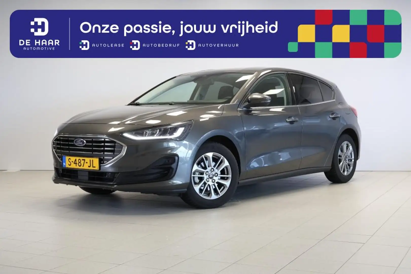 Ford Focus 1.0 Ecoboost Titanium - Carplay - Sensoren voor+ac Grigio - 1
