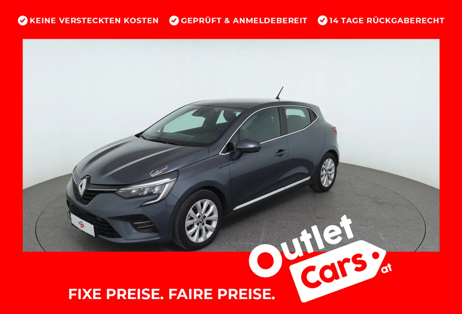 Renault Clio Intens TCe 90 Gris - 1