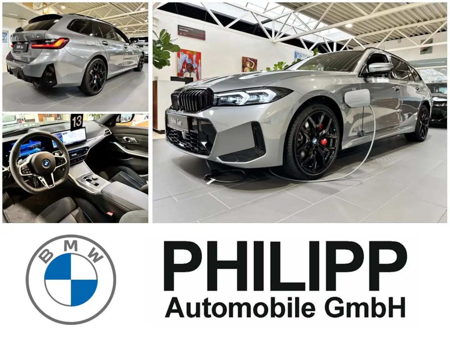 BMW 330 e M SportPro Head-Up 19" AHK h&k DrivingProf 360 Grau - 1
