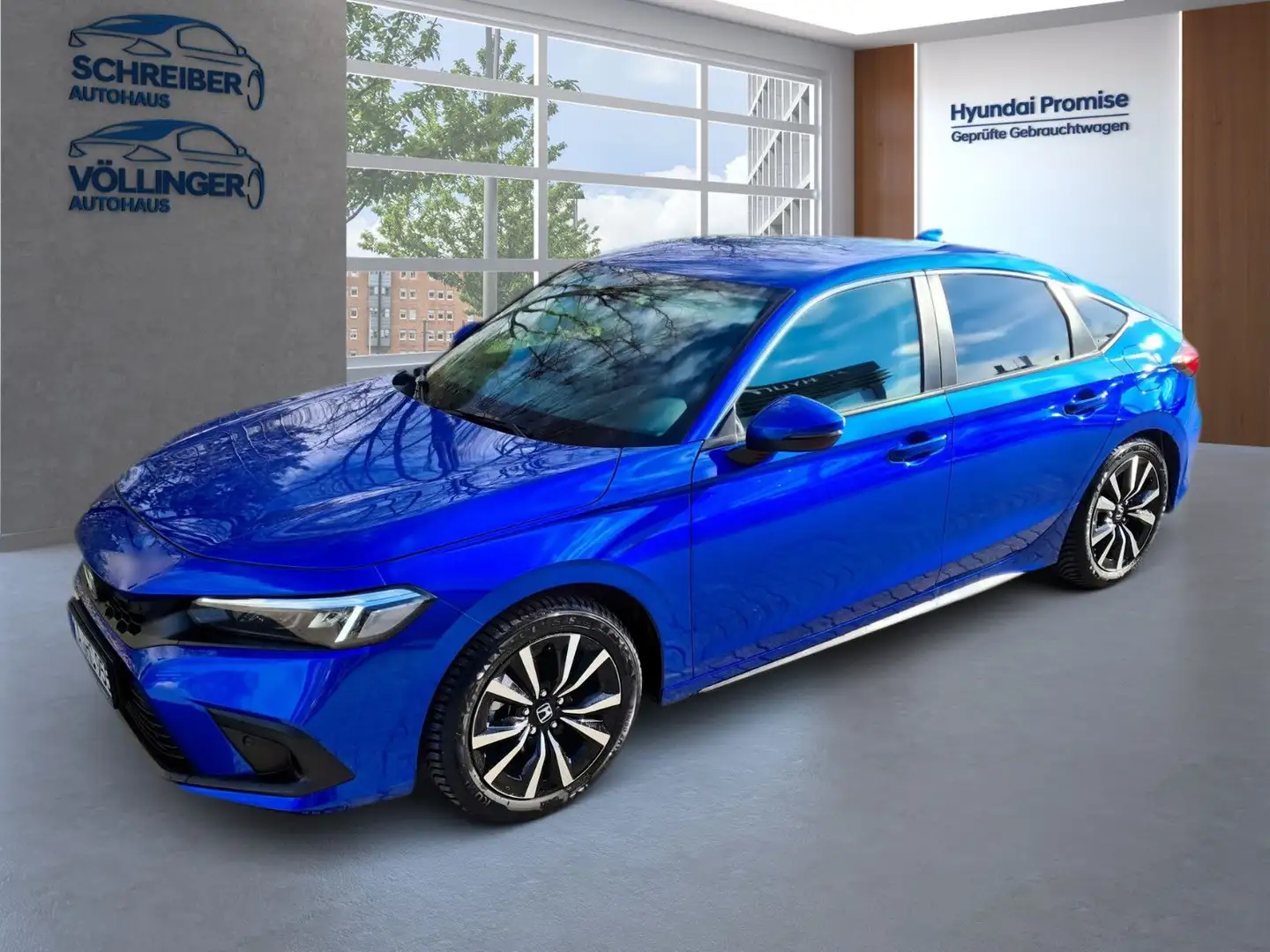 Honda Civic Hybrid Elegance Bleu - 1