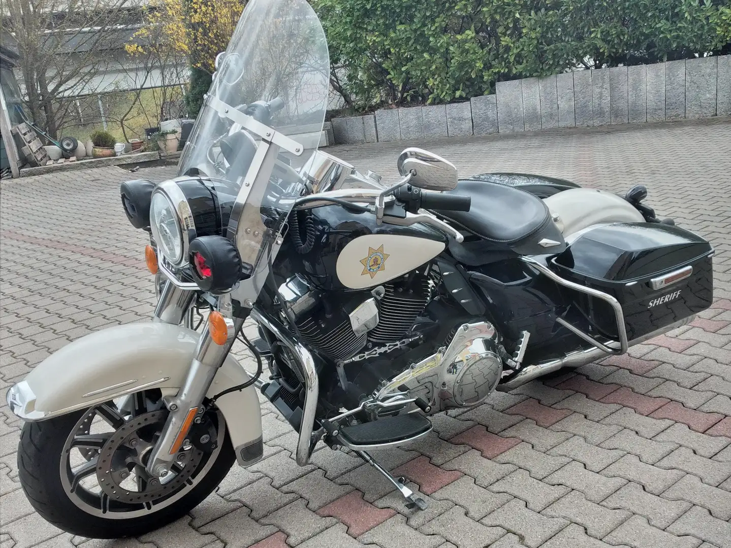 Harley-Davidson Road King Police, 5 HD 1, Kess Tech verstellbar, 9000 km Black - 2