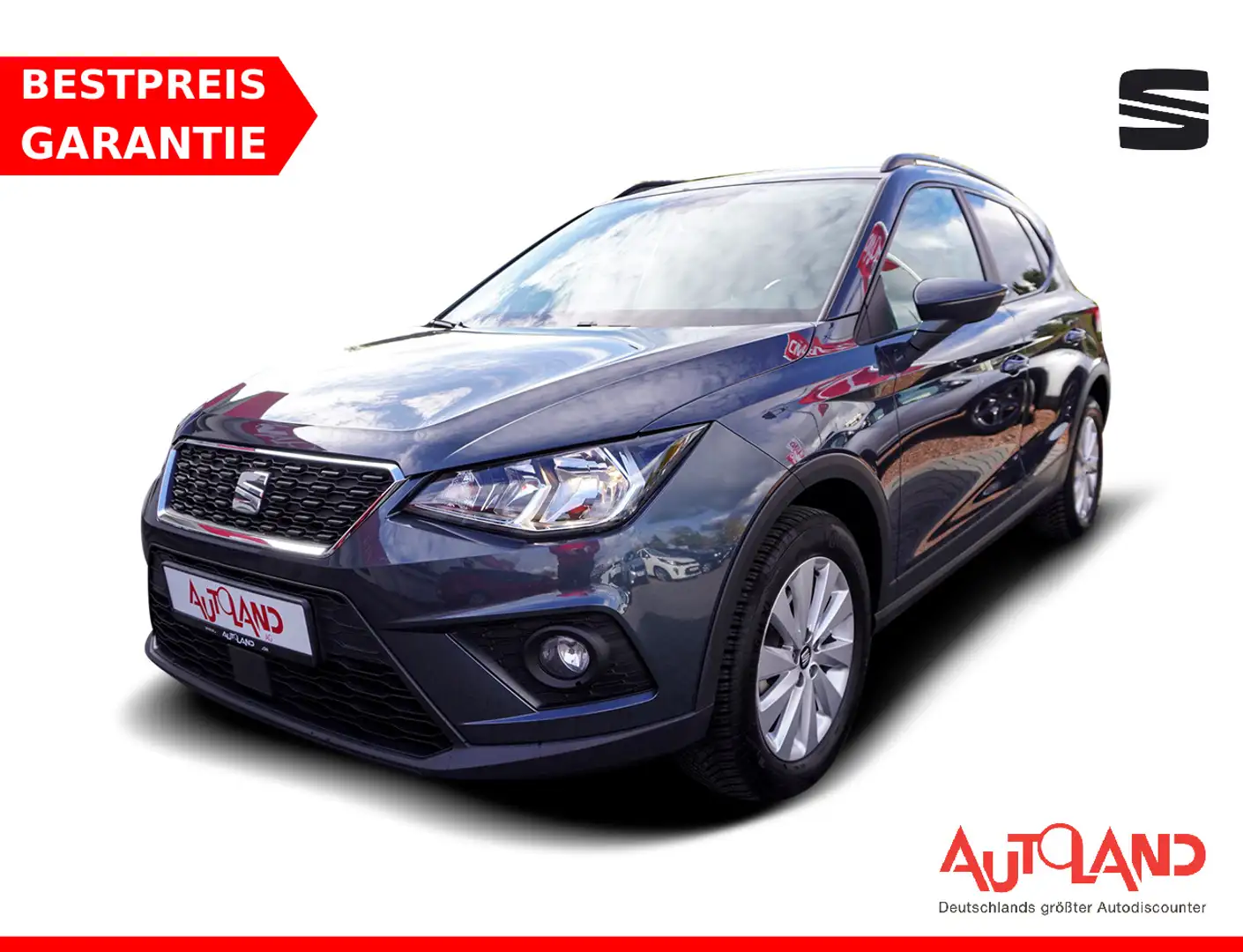SEAT Arona 1.0 TSI Style Klimaaut. Navi Tempomat DAB Grau - 1