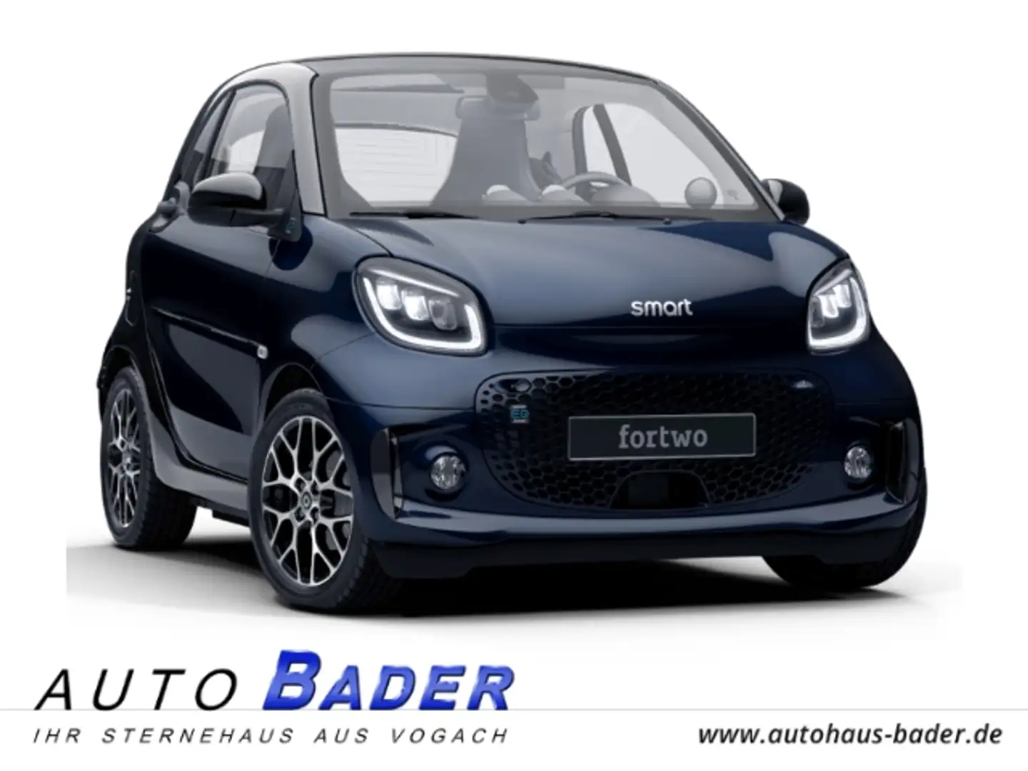 smart forTwo EQ Prime Exclusive 22kW JBL Kamera LED Kék - 1