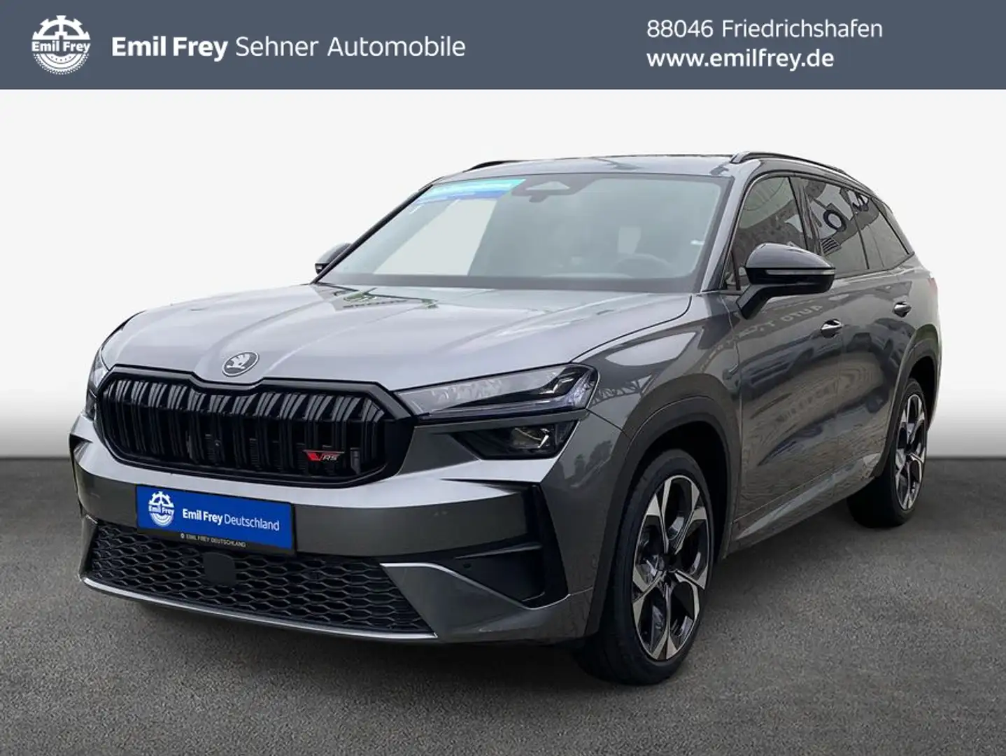 Skoda Kodiaq 2.0 TSI 4x4 DSG RS 195 kW, 5-türig Grau - 1