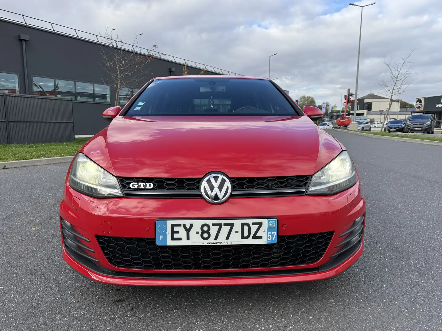 Volkswagen Golf GTD Rouge - 2
