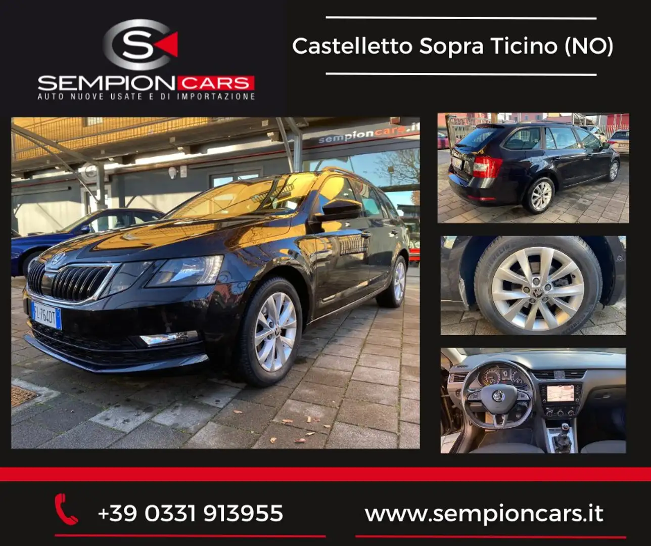 Skoda Octavia Wagon 1.6 tdi Executive 115cv PREZZO REALE Nero - 1