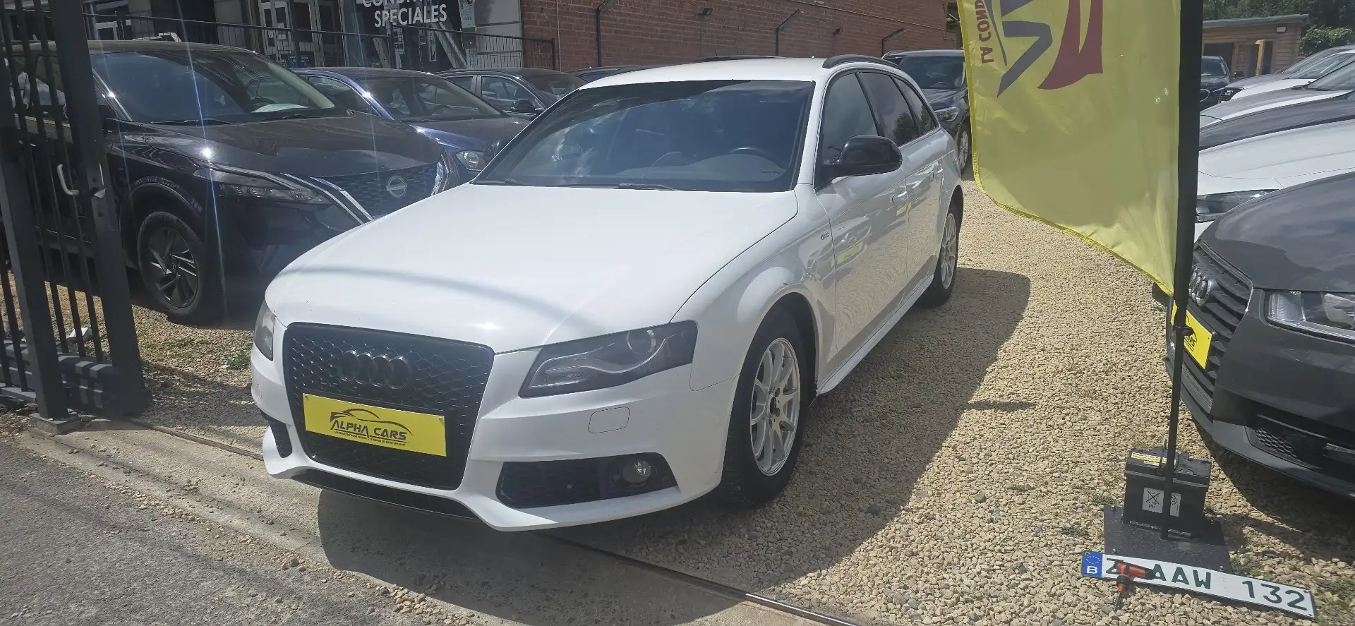 Audi A4 A4 Avant 2.0 TDi S line DPF Blanc - 1