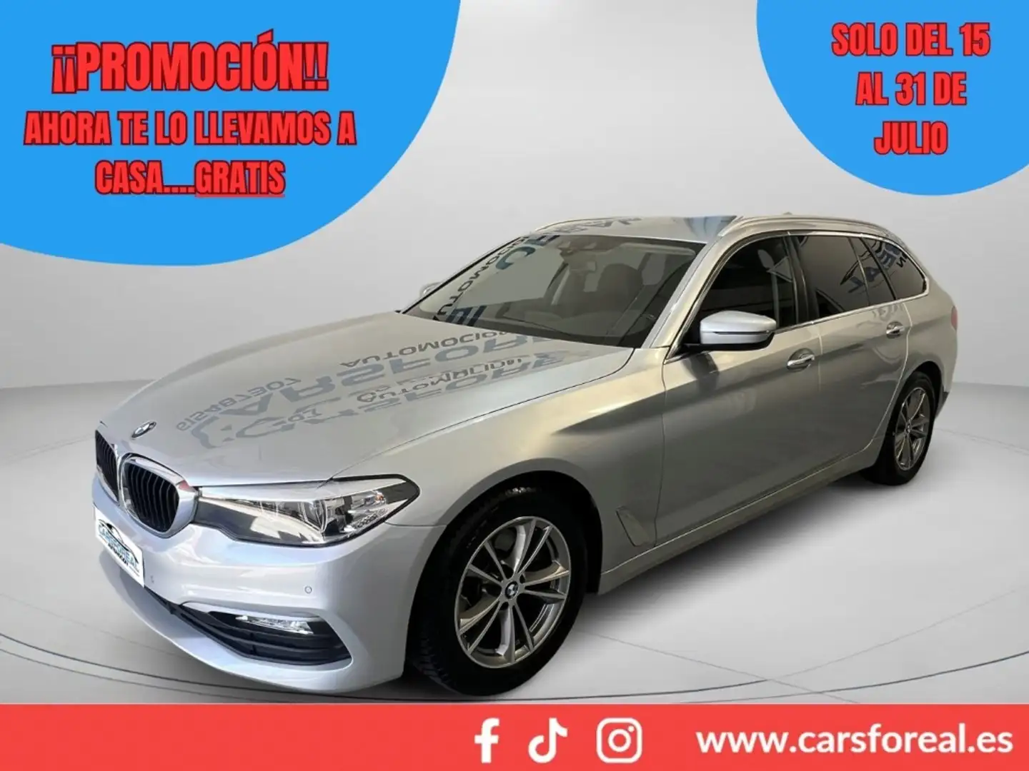 BMW 520 520dA Touring Grijs - 1