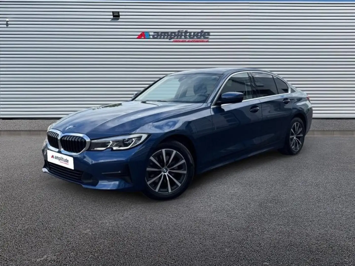 BMW 320 320dA MH xDrive 190ch Business Design Blauw - 1