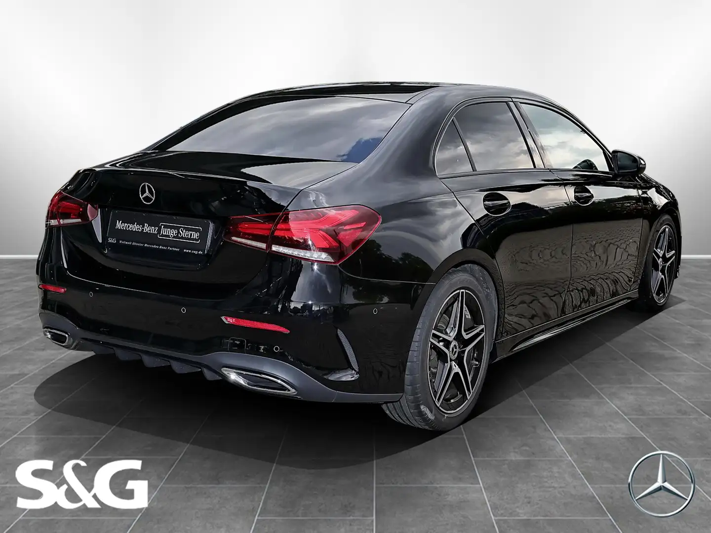 Mercedes-Benz A 180 AMG NIGHT PAKET+CARPLAY+SPURHALTE+PDC+18" Noir - 2