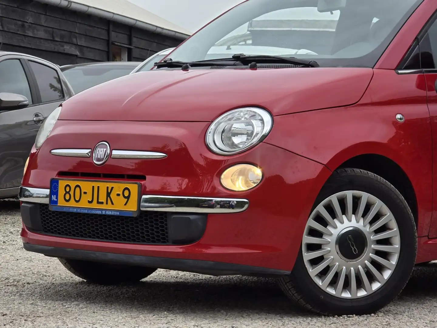 Fiat 500 1.2 Lounge Automaat/Schuifdak Rot - 2