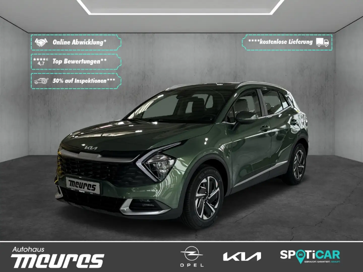 Kia Sportage 1.6T Mild Hybrid Vision !!NEUER SPORTAGE 2024!! Groen - 2