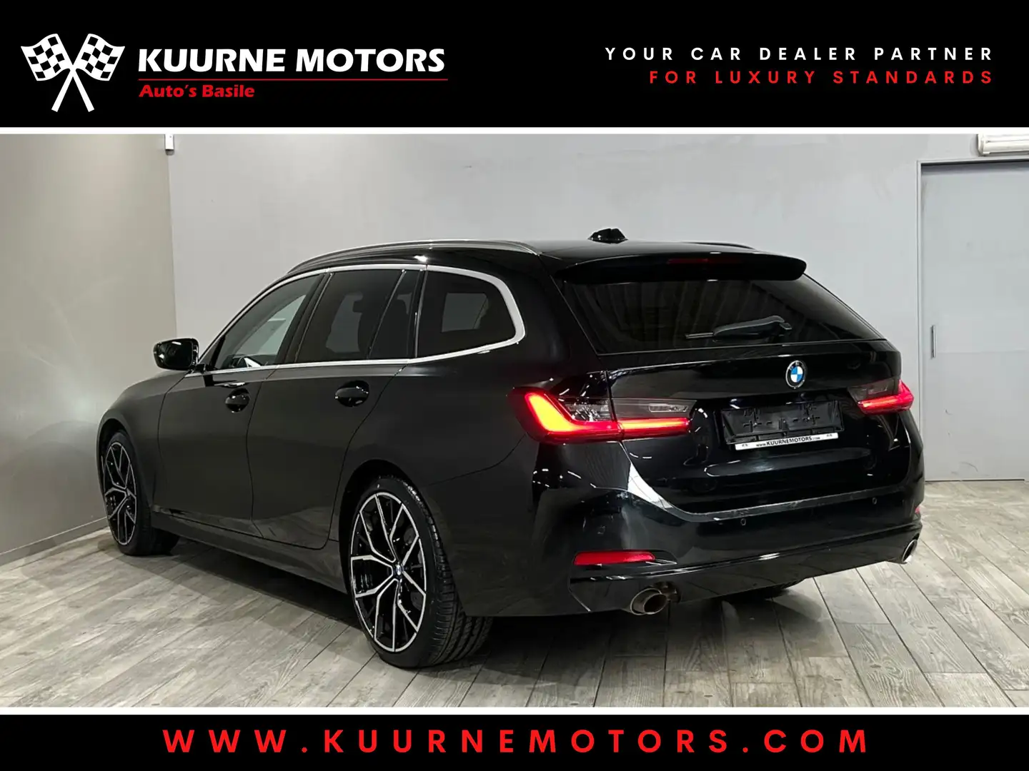 BMW 318 i Touring Alu19"/Leder/Cam/SportZet *2j garantie* Noir - 2