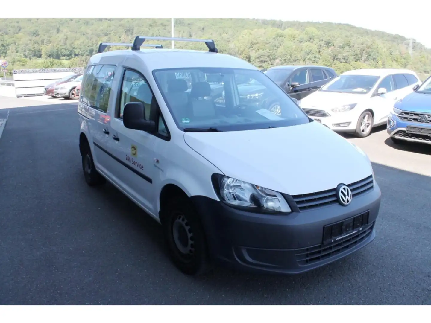 Volkswagen Caddy IV 2.0 TDI 5-Sitzer RFK Klima SHZ Bluetooth Blanc - 1