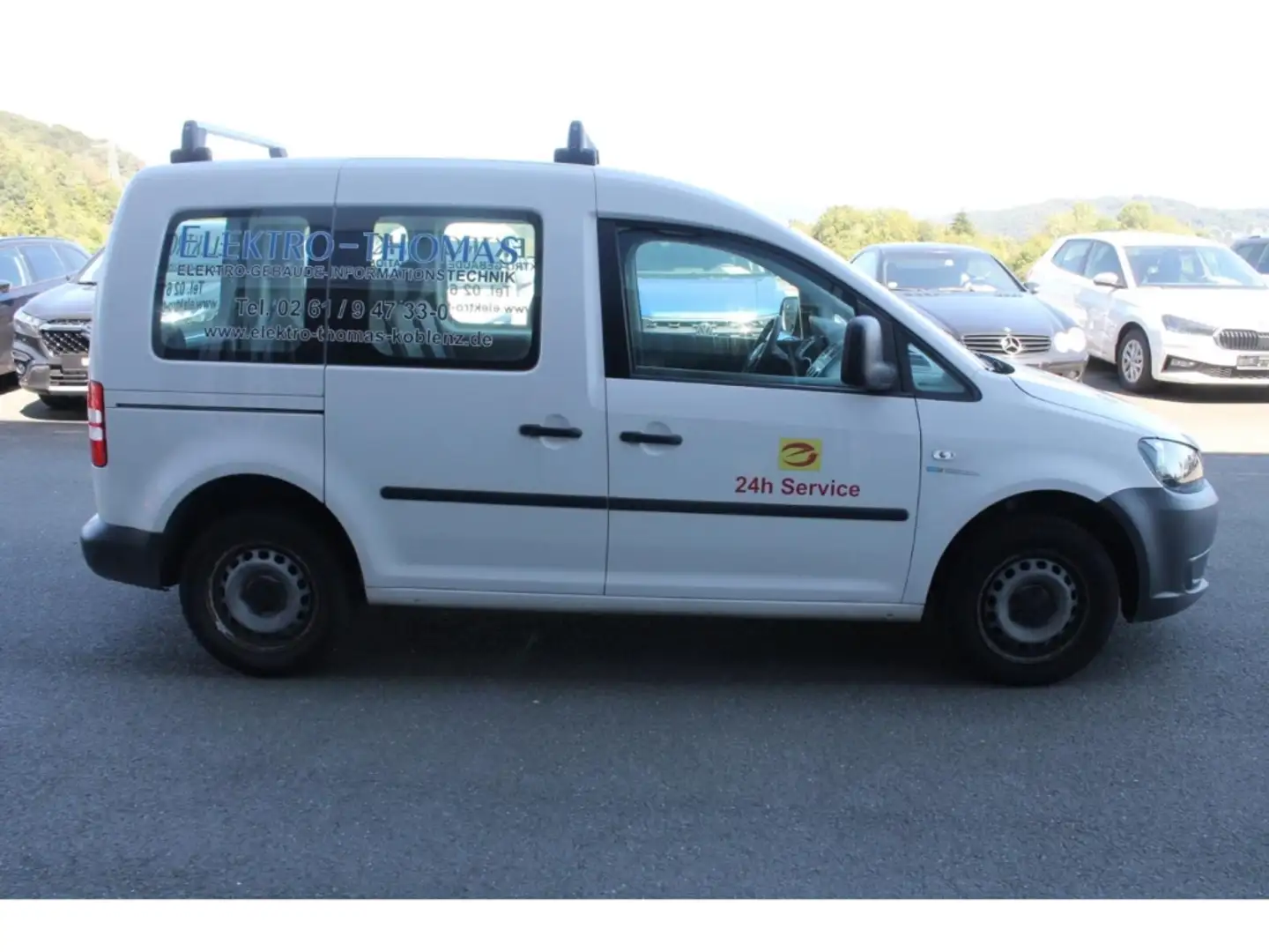 Volkswagen Caddy IV 2.0 TDI 5-Sitzer RFK Klima SHZ Bluetooth Blanc - 2